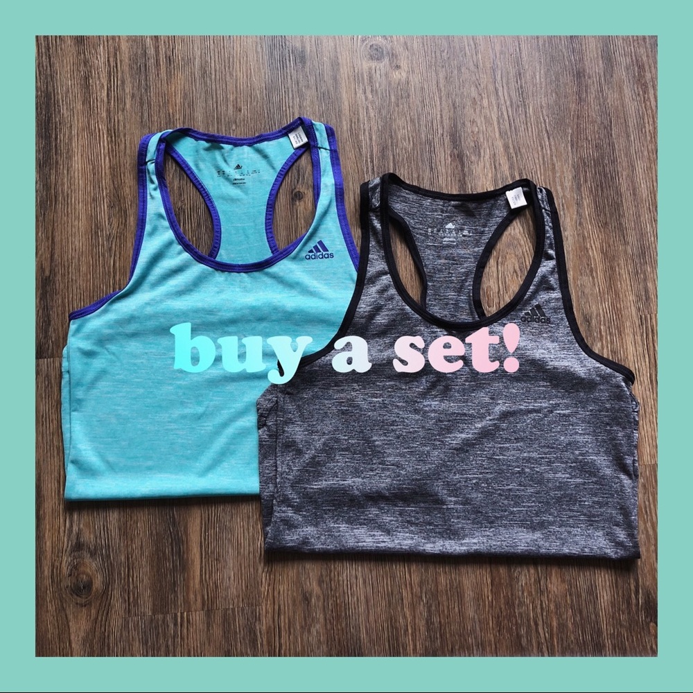 adidas sports tank set✨